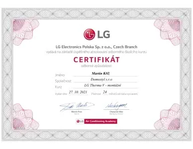 LG — Tepelná čerpadla Therma V