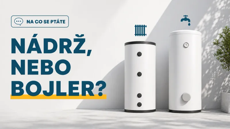 Je vyrovnávací nádrž to samé co bojler?