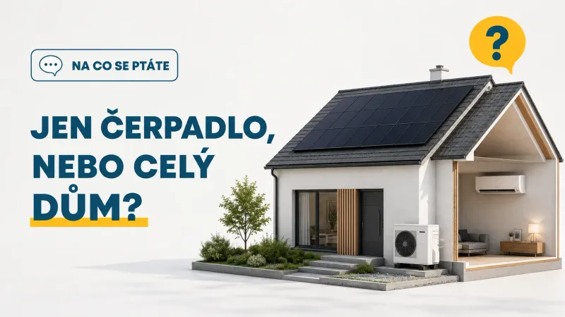 Děláte jen tepelná čerpadla, nebo i zbytek techniky v domě?