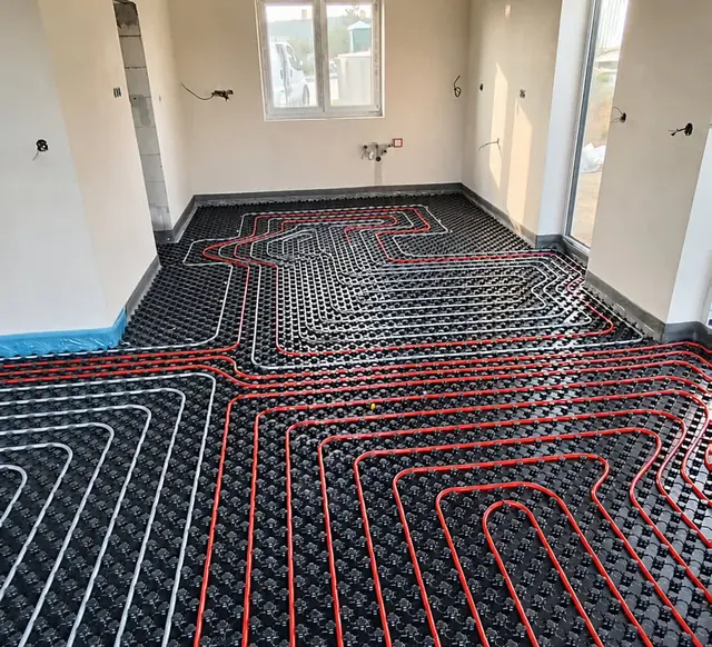 Podlahové vytápění v Kralicích nad Oslavou na Vysočině