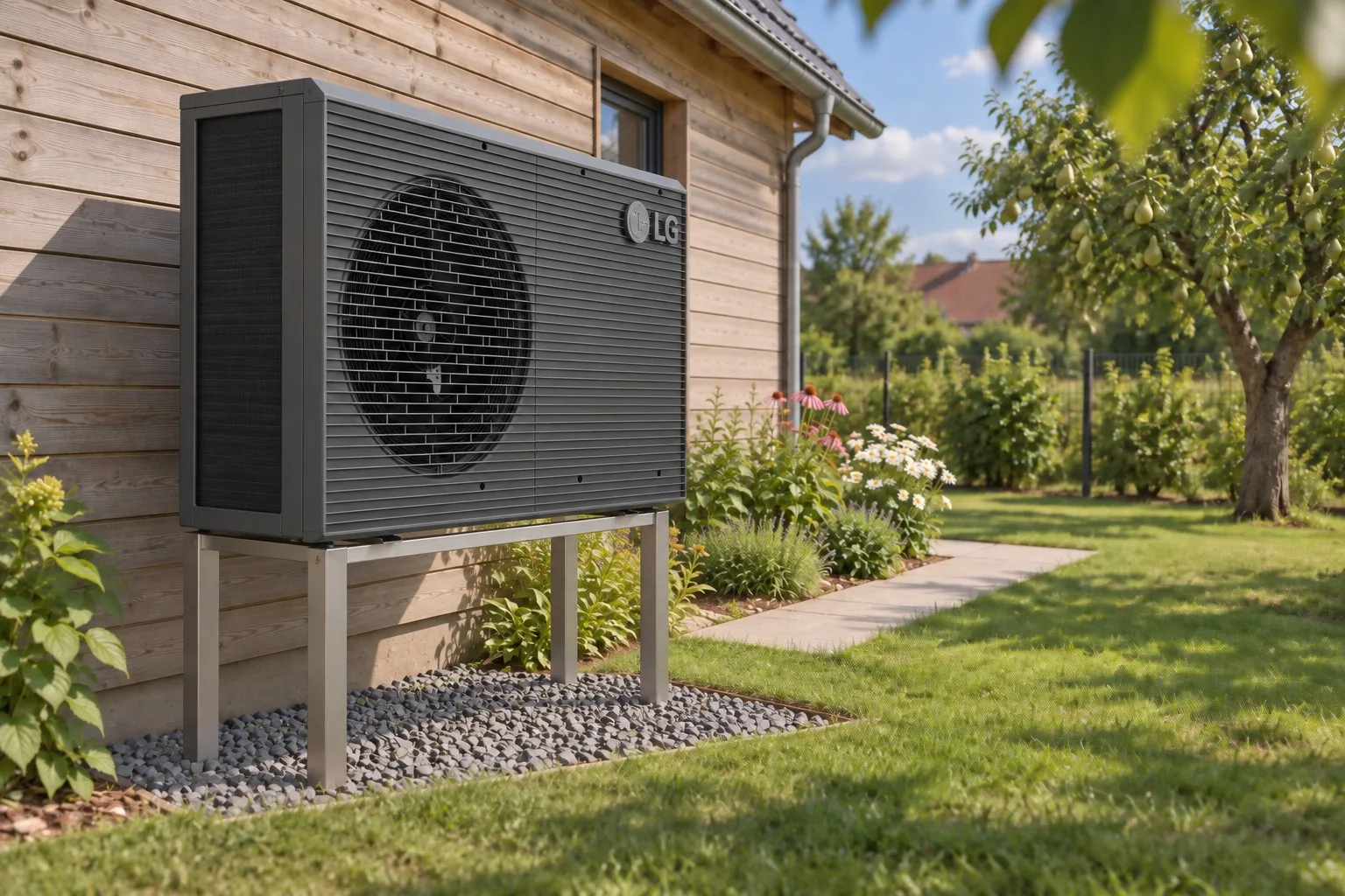 LG LG Therma V Monoblok (R32) – ukázka instalace