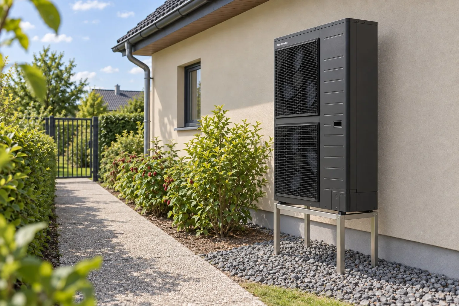 Panasonic Aquarea T-CAP Split – instalace u domu